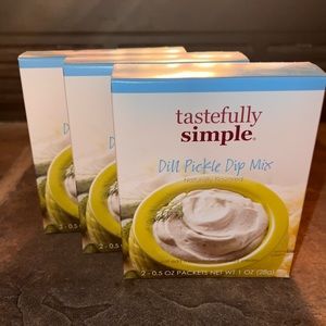Tastefully Simple Dill dip mix